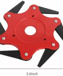 CARILLONSàVENT Tete De Coupe, 6 Dents, Outil De Mangeur D'Herbe Carivent 10 CARILLONSàVENT Tete De Coupe, 6 Dents, Outil De Mangeur D'Herbe Carivent -Débroussailleuse Soldes Magasin 64137743 4