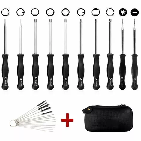 CARILLONSàVENT Lot De 10 Outil De Réglage De Carburateur Avec Brosse De Nettoyage Aiguille De Carburateur Pour Moteur 2 Cycle Petite Courantes Echo Stihl Poulan Husqvarna MTD Ryobi Homelite Tondeuse Weed Eater Carivent 3 CARILLONSàVENT Lot De 10 Outil De Réglage De Carburateur Avec Brosse De Nettoyage Aiguille De Carburateur Pour Moteur 2 Cycle Petite Courantes Echo Stihl Poulan Husqvarna MTD Ryobi Homelite Tondeuse Weed Eater Carivent