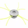 MèREÉTERNEL Aluminium Fils Tête Coupe-Bordure, Tête De Débroussailleuse Universelle Accessoire De Débroussailleuse Avec 4 Lignes Pour Tondeuse à Gazon, 72 X 44.5 Mm Ternel