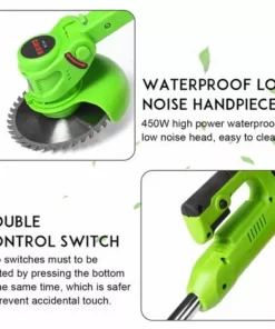 HAZEL Coupe-bordures électrique 24V 450W Débroussailleuse Tondeuse à Batterie Avec 2 Batteries 11 HAZEL Coupe-bordures électrique 24V 450W Débroussailleuse Tondeuse à Batterie Avec 2 Batteries -Débroussailleuse Soldes Magasin 64198879 5