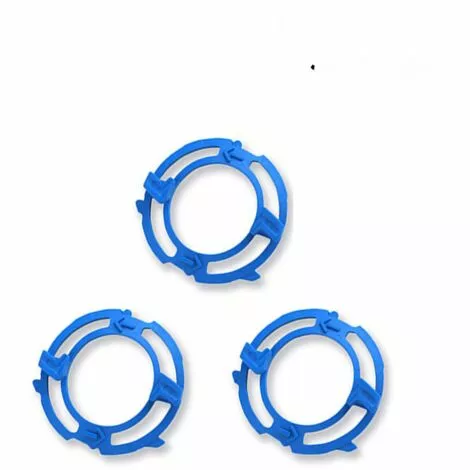 THSINDE 3pcs Anneau De Retenue (support, Plaque) Pour Le Modèle De Têtes De Rasage Philips (couleur Bleue). Rasoir Série S5000 3 THSINDE 3pcs Anneau De Retenue (support, Plaque) Pour Le Modèle De Têtes De Rasage Philips (couleur Bleue). Rasoir Série S5000