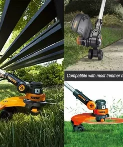 HABIENTôT 6 Pièces WA0004.1 Fil Pour Tondeuse à Gazon Pour Tous Les Tondeuses à Gazon 20 V WORX Et 1 Tondeuse Porte-bobine Porte-bobine Edger, Compatible Avec Worx WG180 WG163 WA0010，Oi-FRIS -Débroussailleuse Soldes Magasin 64562272 5