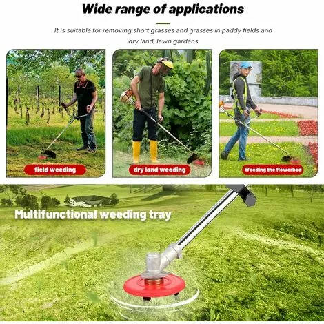 HABIENTôT Aluminium Fils Tête Coupe-bordure Tête Double Fil Bobine Tête Fil Nylon Pour Débroussailleuse à Essence Tondeuse à Gazon Rouge,Oi-FRIS 7 HABIENTôT Aluminium Fils Tête Coupe-bordure Tête Double Fil Bobine Tête Fil Nylon Pour Débroussailleuse à Essence Tondeuse à Gazon Rouge,Oi-FRIS – Image 5