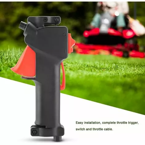 HEGUYEY 26mm Poignée De Débroussailleuse, Remplacement De La Poignée De Commutateur De Poignée De Commande D'Accélérateur Pour La Débroussailleuse De Tondeuse 4 HEGUYEY 26mm Poignée De Débroussailleuse, Remplacement De La Poignée De Commutateur De Poignée De Commande D'Accélérateur Pour La Débroussailleuse De Tondeuse – Image 2