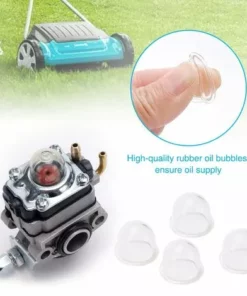 HEGUYEY 5 Ensembles Universel Filtre à Essence Kit, Tube D'étanchéité, Durites D'essence De Tondeuses Avec Poire D Amorçage, Pour Coupe-Herbe, Débroussailleuse, Tronconneuse Taille-Haie -Débroussailleuse Soldes Magasin 64867384 5