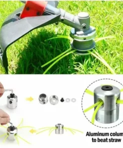 ELLE Débroussailleuse, Tête De Coupe En Aluminium, Tête D'herbe Tête De Coupe En Aluminium, Tête De Coupe De Gazon Pour Accessoires De Tondeuse à Gazon 9 ELLE Débroussailleuse, Tête De Coupe En Aluminium, Tête D'herbe Tête De Coupe En Aluminium, Tête De Coupe De Gazon Pour Accessoires De Tondeuse à Gazon -Débroussailleuse Soldes Magasin 64915940 3