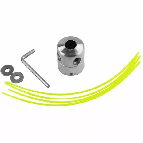 Tête De Coupe-herbe En Aluminium Tête De Débroussailleuse Universelle Tête De Coupe Bobine Avec 4 Nylon Ligne Coupe Bordure Tête Double Fil Bobine Pour Débroussailleuse à Gazon Et Brosse Cutter 56Vingt 4 Tête De Coupe-herbe En Aluminium Tête De Débroussailleuse Universelle Tête De Coupe Bobine Avec 4 Nylon Ligne Coupe Bordure Tête Double Fil Bobine Pour Débroussailleuse à Gazon Et Brosse Cutter 56Vingt – Image 2