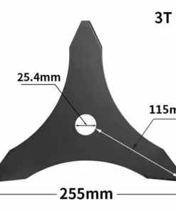 Lame De Débroussailleuse à Trois Dents One-For-All Pour Machines Stihl, Husqvarna, Mitox, Echo, Kawasaki Et Autres 56Vingt 9 Lame De Débroussailleuse à Trois Dents One-For-All Pour Machines Stihl, Husqvarna, Mitox, Echo, Kawasaki Et Autres 56Vingt -Débroussailleuse Soldes Magasin 64939766 3