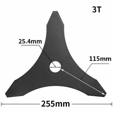 Lame De Débroussailleuse à Trois Dents One-For-All Pour Machines Stihl, Husqvarna, Mitox, Echo, Kawasaki Et Autres 56Vingt 5 Lame De Débroussailleuse à Trois Dents One-For-All Pour Machines Stihl, Husqvarna, Mitox, Echo, Kawasaki Et Autres 56Vingt – Image 3