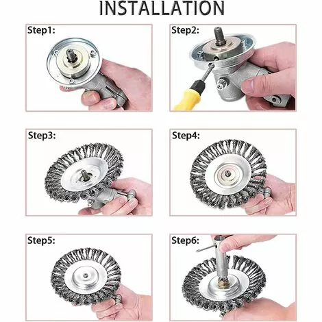 EAUDACè 9 Pièces Kit Ecrou Tete Debroussailleuse,Lame En Métal De Vitesses Universelle De Tondeuse,Débroussailleuse En Métal Accessoires,Pour Sylviculture Débroussailleuse Jardin Tondeuse à Gazon 6 EAUDACè 9 Pièces Kit Ecrou Tete Debroussailleuse,Lame En Métal De Vitesses Universelle De Tondeuse,Débroussailleuse En Métal Accessoires,Pour Sylviculture Débroussailleuse Jardin Tondeuse à Gazon – Image 4