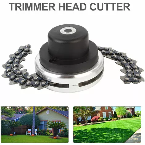 TANCYCO Tête De Tondeuse Avec Lame De Coupe-chaîne à Bobine Tête De Tondeuse à Gazon D'extérieur Outil De Mangeur De Tête De Tondeuse En Acier Pour Remplacement De Tondeuse à Gazon à Arbres Droits 7 TANCYCO Tête De Tondeuse Avec Lame De Coupe-chaîne à Bobine Tête De Tondeuse à Gazon D'extérieur Outil De Mangeur De Tête De Tondeuse En Acier Pour Remplacement De Tondeuse à Gazon à Arbres Droits – Image 5