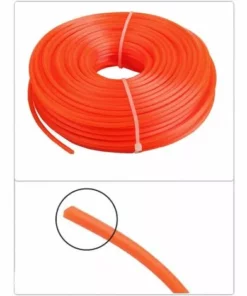 CESIèCLEFOU Fil Coupe Bordure Universel, Ligne De Trimmer Strimmer En Nylon 3.0 Mm, Fil En Nylon Débroussailleuse Robuste Pour Bosse Tête Tondeuse À Gazon De Jardinage (Square, 3mmx50m) Lefou -Débroussailleuse Soldes Magasin 65031620 2