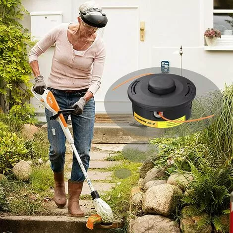 BEARSU Tête Faucheuse Pour Stihl AutoCut 25-2,Tête De Fauchage Remplacer Coupe Fits Débroussailleuse Modèle Stihl FS, KM Series 4 BEARSU Tête Faucheuse Pour Stihl AutoCut 25-2,Tête De Fauchage Remplacer Coupe Fits Débroussailleuse Modèle Stihl FS, KM Series – Image 2