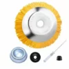 BARES Brosse Desherbage Debroussailleuse 8 Pouce, Tete Brosse Désherbage En Nylon, Tête De Désherbage Rotative Ronde, Pour Outils De Pelouse Jardin Agriculture 2 BARES Brosse Desherbage Debroussailleuse 8 Pouce, Tete Brosse Désherbage En Nylon, Tête De Désherbage Rotative Ronde, Pour Outils De Pelouse Jardin Agriculture -Débroussailleuse Soldes Magasin 65335620 1