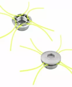 2PCS Tête De Débroussailleuse Aluminium Tête De Coupe Herbe Universelle Pour Accessoires De Tondeuse à Gazon 7.2X4.45cm S'arêern -Débroussailleuse Soldes Magasin 65356716 5