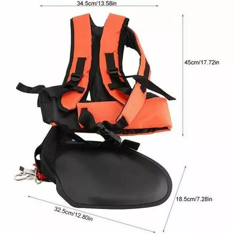 OSQI Double Bandoulière Pour Tondeuse à Gazon, Ceinture De Harnais Universelle à Double Bandoulière En Nylon En Forme De Y, Convient Pour Les Tondeuses à Gazon, Les Tondeuses à Gazon Ou Le Jardinage 4 OSQI Double Bandoulière Pour Tondeuse à Gazon, Ceinture De Harnais Universelle à Double Bandoulière En Nylon En Forme De Y, Convient Pour Les Tondeuses à Gazon, Les Tondeuses à Gazon Ou Le Jardinage – Image 2