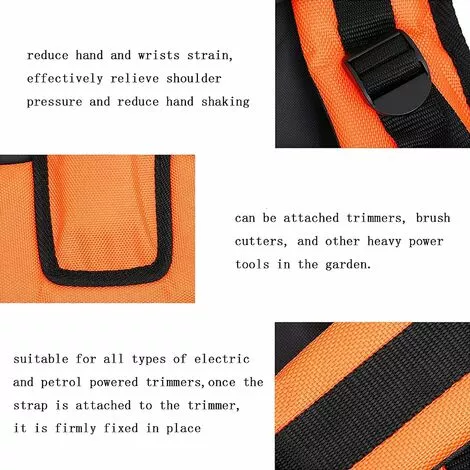 OSQI Double Bandoulière Pour Tondeuse à Gazon, Ceinture De Harnais Universelle à Double Bandoulière En Nylon En Forme De Y, Convient Pour Les Tondeuses à Gazon, Les Tondeuses à Gazon Ou Le Jardinage 5 OSQI Double Bandoulière Pour Tondeuse à Gazon, Ceinture De Harnais Universelle à Double Bandoulière En Nylon En Forme De Y, Convient Pour Les Tondeuses à Gazon, Les Tondeuses à Gazon Ou Le Jardinage – Image 3