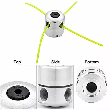 OSQI Lot De 2 Têtes De Débroussailleuse Universelles En Aluminium Double Tête De Ligne En Nylon Bobine De Ligne Accessoire De Débroussailleuse 7 OSQI Lot De 2 Têtes De Débroussailleuse Universelles En Aluminium Double Tête De Ligne En Nylon Bobine De Ligne Accessoire De Débroussailleuse – Image 5