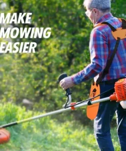 OSQI Tondeuse à Fronde - Tondeuse à Harnais à Double épaule Avec Ceinture En Nylon Durable Réglable Pour Débroussailleuse Ou Jardinage (pour STIHL FS, Tondeuse De La Série Km) 11 OSQI Tondeuse à Fronde - Tondeuse à Harnais à Double épaule Avec Ceinture En Nylon Durable Réglable Pour Débroussailleuse Ou Jardinage (pour STIHL FS, Tondeuse De La Série Km) -Débroussailleuse Soldes Magasin 65502049 5