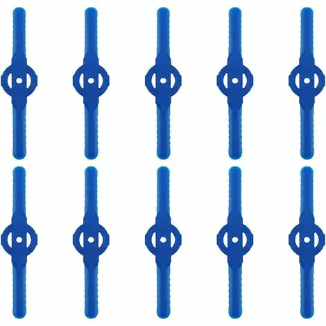 OSQI Lame De Coupe-bordure En Plastique, 10 Lames De Coupe En Plastique Remplacent L'ensemble D'outils De Coupe-herbe Sans Fil, Lames De Rechange En Plastique Pour Tondeuse à Gazon(Bleu) 3 OSQI Lame De Coupe-bordure En Plastique, 10 Lames De Coupe En Plastique Remplacent L'ensemble D'outils De Coupe-herbe Sans Fil, Lames De Rechange En Plastique Pour Tondeuse à Gazon(Bleu)