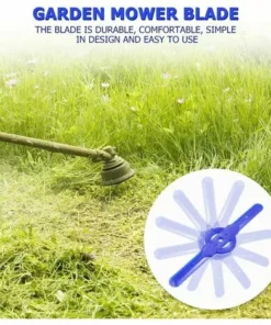 OSQI Lame De Coupe-bordure En Plastique, 10 Lames De Coupe En Plastique Remplacent L'ensemble D'outils De Coupe-herbe Sans Fil, Lames De Rechange En Plastique Pour Tondeuse à Gazon(Bleu) 9 OSQI Lame De Coupe-bordure En Plastique, 10 Lames De Coupe En Plastique Remplacent L'ensemble D'outils De Coupe-herbe Sans Fil, Lames De Rechange En Plastique Pour Tondeuse à Gazon(Bleu) -Débroussailleuse Soldes Magasin 65502068 3