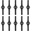 OSQI Lame De Coupe-bordure En Plastique, 10 Lames De Coupe En Plastique Remplacent L'ensemble D'outils De Coupe-herbe Sans Fil, Lames De Rechange En Plastique Pour Tondeuse à Gazon（Le Noir） -Débroussailleuse Soldes Magasin 65502272 1