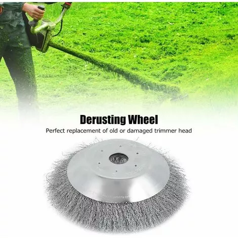 HELLO KITTY BAIN Lame De Tête De Tondeuse Universelle Brosse Rotative Pour Mauvaises Herbes à Roue Métallique De 8 Pouces, Pour Outil De Jardin 6 HELLO KITTY BAIN Lame De Tête De Tondeuse Universelle Brosse Rotative Pour Mauvaises Herbes à Roue Métallique De 8 Pouces, Pour Outil De Jardin – Image 4