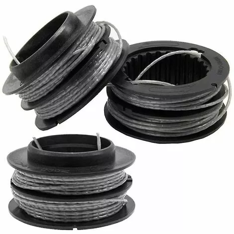 BAICCCF Accessoire Pour Débroussailleuse Lot De 3 Bobines De Coupe-bordures à Montage Frontal De 0,080 Pouce 80 V Compatibles Avec Greenworks 3 BAICCCF Accessoire Pour Débroussailleuse Lot De 3 Bobines De Coupe-bordures à Montage Frontal De 0,080 Pouce 80 V Compatibles Avec Greenworks