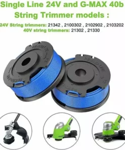 BAICCCF Accessoire Pour Débroussailleuse 29092 Bobine De Coupe-bordures 29252 Compatible Greenworks 20v 24v 40v 80v -Débroussailleuse Soldes Magasin 65669650 5