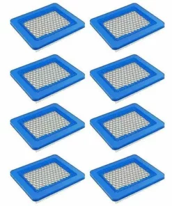 BAICCCF Accessoire Pour Débroussailleuse Lot De 8 Filtres à Air Pour Tondeuse à Gazon Compatibles Avec Briggs & Stratton 491588