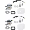 BAICCCF Accessoire Pour Débroussailleuse 2x Carburateur Avec Kit De Repower De Filtre à Air Compatible Avec Mantis 7222 à 2 Temps -Débroussailleuse Soldes Magasin 65669795 1