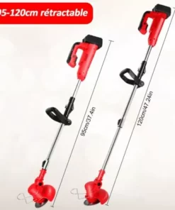 MAGICFOX Débroussailleuse Sans Fil 21V - Coupe Bordures Avec Capot De Protection, 2 Batteries Et Chargeur Pour Jardin, Léger Et Facile -Débroussailleuse Soldes Magasin 65747146 2