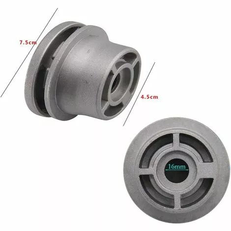 PERLE RARE Tête De Coupe-Herbe En Aluminium Tondeuse D'herbe Tête Faucheuse Pour Accessoires De Tondeuse à Gazon Pour Jardin, Pelouse, Patio 4 PERLE RARE Tête De Coupe-Herbe En Aluminium Tondeuse D'herbe Tête Faucheuse Pour Accessoires De Tondeuse à Gazon Pour Jardin, Pelouse, Patio – Image 2