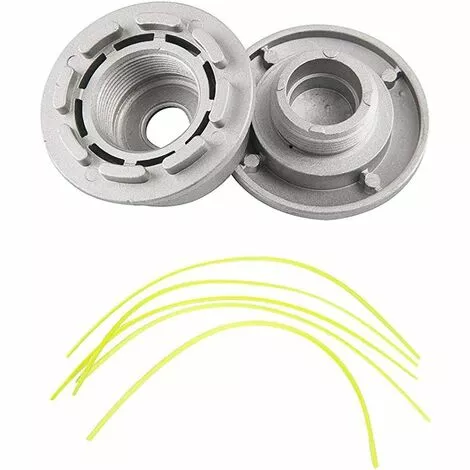 PERLE RARE Tête De Coupe-Herbe En Aluminium Tondeuse D'herbe Tête Faucheuse Pour Accessoires De Tondeuse à Gazon Pour Jardin, Pelouse, Patio 7 PERLE RARE Tête De Coupe-Herbe En Aluminium Tondeuse D'herbe Tête Faucheuse Pour Accessoires De Tondeuse à Gazon Pour Jardin, Pelouse, Patio – Image 5