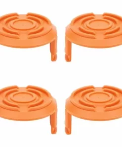 QERSTA 4 Pcs Capuchons De Bobine, Capuchon De Tondeuse à Gazon Bobine De Remplacement Tondeuse à Gazon Capuchon De Bobine Accessoires De Tondeuse à Gazon