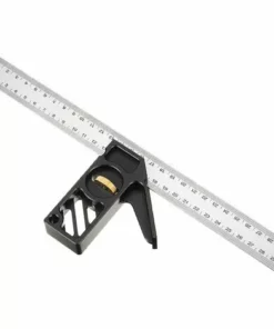 QERSTA Outil De Mesure De Charpentier à Angle De 45 à 90 Degrés Réglable En Alliage D'aluminium De 300 Mm