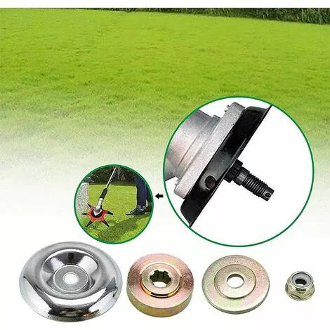 QERSTA 4 Pièces Kit Fixation écrou Lame Boîte, Boîte De Vitesses En Métal Pour Tondeuse à Gazon, Accessoires De Boîte De Vitesses En Métal Pour Tondeuse, Pour Tondeuse à Gazon, Machine Irrigation 4 QERSTA 4 Pièces Kit Fixation écrou Lame Boîte, Boîte De Vitesses En Métal Pour Tondeuse à Gazon, Accessoires De Boîte De Vitesses En Métal Pour Tondeuse, Pour Tondeuse à Gazon, Machine Irrigation – Image 2
