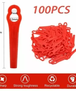 KAEJYIUT Tête De Débroussailleuse Lame Coupe Bordure,100pcs Lames En Plastique De Rechange Lame Taille Bordure Lame Plastique Coupe Bordure Lame Coupe Bordur,pour Jardin Et Pelouse Coupe-Bordures Sur Batterie 8 KAEJYIUT Tête De Débroussailleuse Lame Coupe Bordure,100pcs Lames En Plastique De Rechange Lame Taille Bordure Lame Plastique Coupe Bordure Lame Coupe Bordur,pour Jardin Et Pelouse Coupe-Bordures Sur Batterie -Débroussailleuse Soldes Magasin 66211262 2