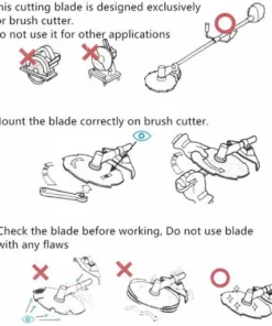 LIFCAUSAL 40T 255mm Diamètre Alliage Tondeuse À Gazon Débroussailleuse Lame Tondeuse Accessoires Outil 11 LIFCAUSAL 40T 255mm Diamètre Alliage Tondeuse À Gazon Débroussailleuse Lame Tondeuse Accessoires Outil -Débroussailleuse Soldes Magasin 66372973 5