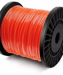 Bobine De Tondeuse Fil De Coupe 5 Tranchants En Nylon 2.4 Mm X 100 Mètres Rouge,Adélala