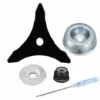 FLETéçA 12"x 3T Lame De Débroussailleuse Avec Kit D'entretien D'accessoire D'adaptateur De Lame De Tondeuse à Gazon De Machine De Jardinage Pour Mauvaises Herbes Fraîches Et Tondeuse. 2 FLETéçA 12"x 3T Lame De Débroussailleuse Avec Kit D'entretien D'accessoire D'adaptateur De Lame De Tondeuse à Gazon De Machine De Jardinage Pour Mauvaises Herbes Fraîches Et Tondeuse. -Débroussailleuse Soldes Magasin 66962405 1