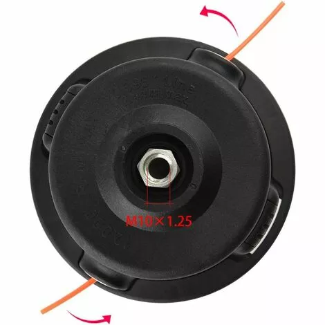 OCXIN M10x1.25 Tête De Ligne Gauche Tête De Coupe Pour Coupe-herbe Débroussailleuse Débroussailleuse Essence, Charge Les Lignes Rapidement Et Facilement 4 OCXIN M10x1.25 Tête De Ligne Gauche Tête De Coupe Pour Coupe-herbe Débroussailleuse Débroussailleuse Essence, Charge Les Lignes Rapidement Et Facilement – Image 2