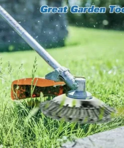 OCXIN Débroussailleuse De Désherbage, Brosse Ronde Pour Diamètre De Sol De 150 Mm, Brosse De Désherbage Pour Débroussailleuse Coupe-herbe De Jardin En Brique, élimination De L'herbe, Alésage De 25,4 Mm -Débroussailleuse Soldes Magasin 66998516 2