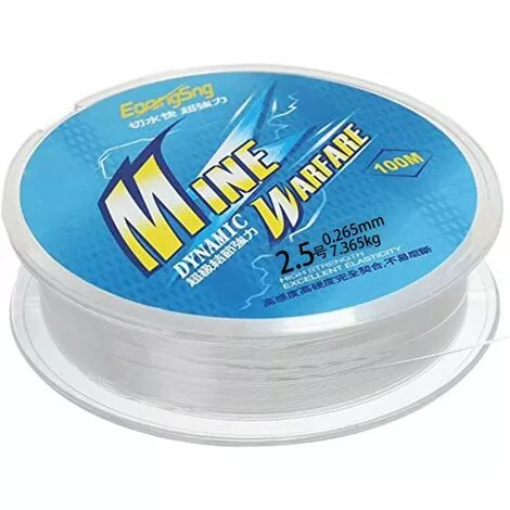 FVO Ligne De Pêche En Nylon,100 Mètres Fil De Pêche Monofilament En Nylon,environ 0.27 Mm De Diamètre Ligne De Pêche En Fil De Nylon Clair.(2.5bleu) 3 FVO Ligne De Pêche En Nylon,100 Mètres Fil De Pêche Monofilament En Nylon,environ 0.27 Mm De Diamètre Ligne De Pêche En Fil De Nylon Clair.(2.5bleu)