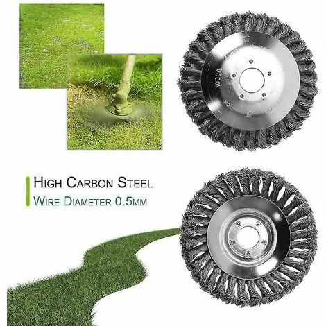 BDD Tondeuse à Gazon à Tête De Coupe 1pc 6 ", Tondeuse à Gazon à Roue Métallique, Débroussailleuse Pour Mauvaises Herbes, Accessoires D'extérieur, Outils De Jardin 5 BDD Tondeuse à Gazon à Tête De Coupe 1pc 6 ", Tondeuse à Gazon à Roue Métallique, Débroussailleuse Pour Mauvaises Herbes, Accessoires D'extérieur, Outils De Jardin – Image 3