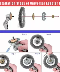 OCXIN Débroussailleuse à Mauvaises Herbes, Brosse à Mauvaises Herbes 200 Mm * 25,4 Mm, Accessoires De Débroussailleuse Professionnels, Brosse Métallique Fine, élimination Efficace De La Mousse, élimination De La Rouille, Désherbage (8 Pouces) 9 OCXIN Débroussailleuse à Mauvaises Herbes, Brosse à Mauvaises Herbes 200 Mm * 25,4 Mm, Accessoires De Débroussailleuse Professionnels, Brosse Métallique Fine, élimination Efficace De La Mousse, élimination De La Rouille, Désherbage (8 Pouces) -Débroussailleuse Soldes Magasin 67280150 3