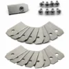DONTODENT Lame De Couteau En Titane 30 Pièces Pour Husqvarna Automower, Gardena, Meec Silver- -Débroussailleuse Soldes Magasin 67291614 1