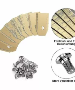 DONTODENT Lame De Couteau En Titane 30 Pièces Pour Husqvarna Automower, Gardena, Meec Silver- 11 DONTODENT Lame De Couteau En Titane 30 Pièces Pour Husqvarna Automower, Gardena, Meec Silver- -Débroussailleuse Soldes Magasin 67291614 5