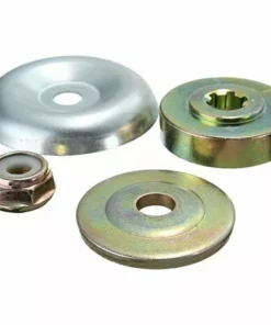 BF 4pcs Kit De Fixation D'écrou De Lame De Gearbo En Métal Pour Tondeuse à Gazon, Plaque De Lame En Métal De Boîte De Vitesses Universelle De Tondeuse à Gazon Avec Kit D'outils De Fixation D'écrou M10