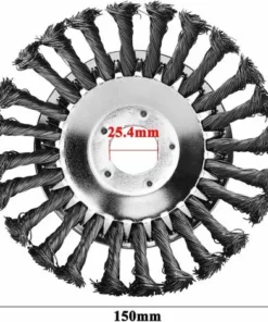 REGALI 6'' Kit De Brosse De Débroussailleuse à Gazon, 150x25,4mm Brosse à Désherber Ronde Pour éliminer Les Mauvaises Herbes, Tête Brosse Avec Roue En Fil D'acier Massif Pour Jardin Agriculture(6 Pouce) 8 REGALI 6'' Kit De Brosse De Débroussailleuse à Gazon, 150x25,4mm Brosse à Désherber Ronde Pour éliminer Les Mauvaises Herbes, Tête Brosse Avec Roue En Fil D'acier Massif Pour Jardin Agriculture(6 Pouce) -Débroussailleuse Soldes Magasin 67332396 2